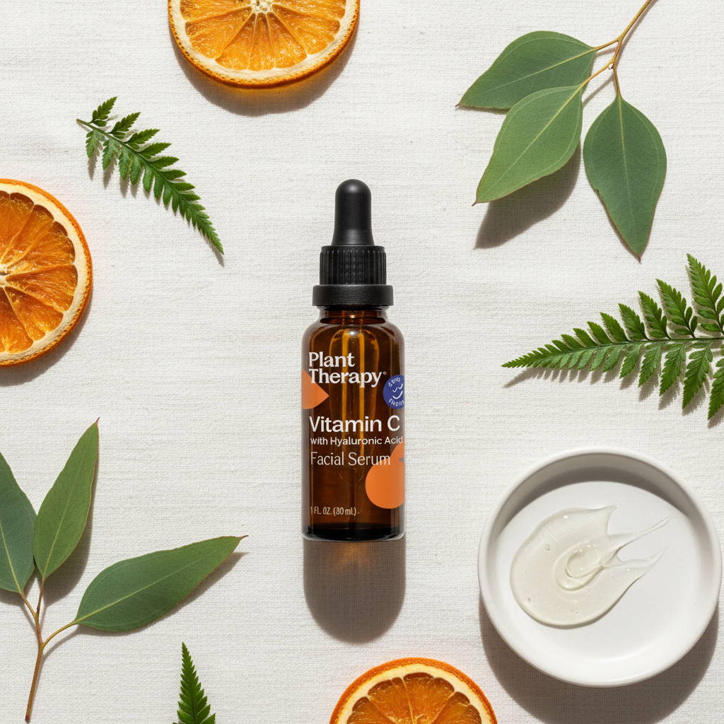 Plant Therapy Vitamin C Facial Serum with Hyaluronic Acid | 1 FL. OZ. (30 mL)